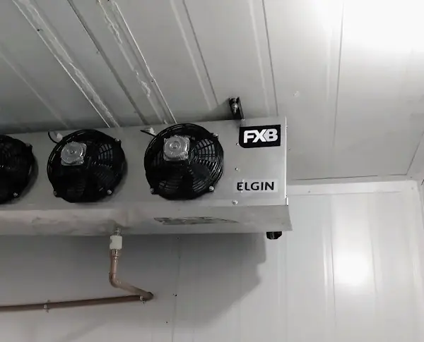 Evaporador de câmara fria instalado pela Arconfrio